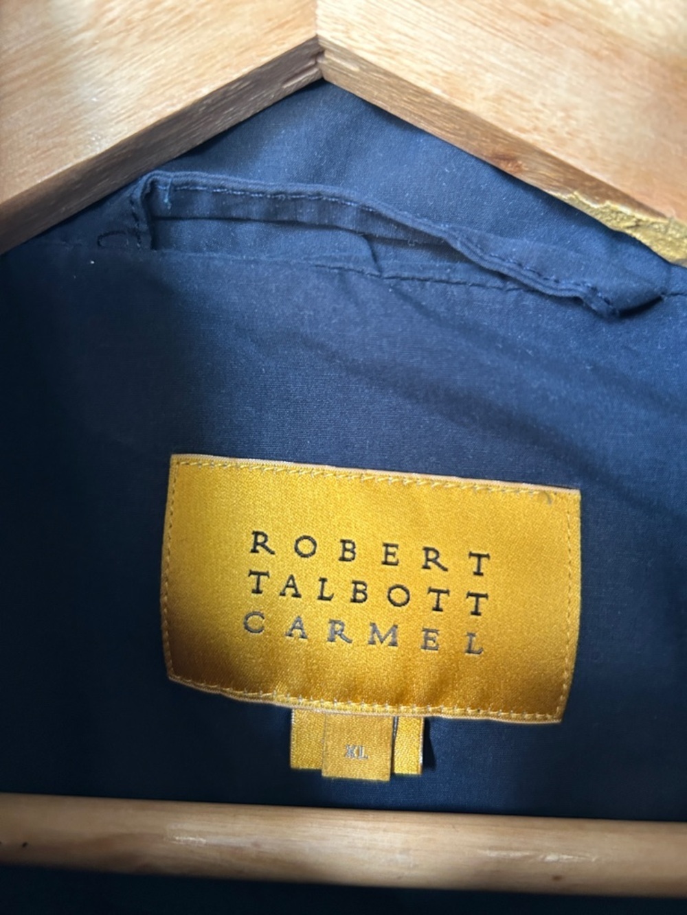 Robert Talbott Carmel Blue Windbreaker Jacket size XL - Picture 2 of 7
